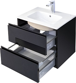 Акватон Тумба под раковину Римини 60 New черная – фотография-3